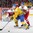 MONTREAL, CANADA - DECEMBER 31: Sweden's Lias Andersson #15 and the Czech Republic's Filip Chlapik #14 battle for the puck while Daniel Vladar #30 looks on during preliminary round action at the 2017 IIHF World Junior Championship. (Photo by Francois Laplante/HHOF-IIHF Images)

